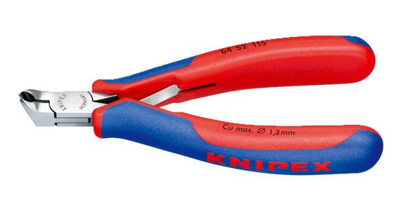 Boční štípací kleště na elektroniku KNIPEX, 115 mm, krátká hlava bez fazety