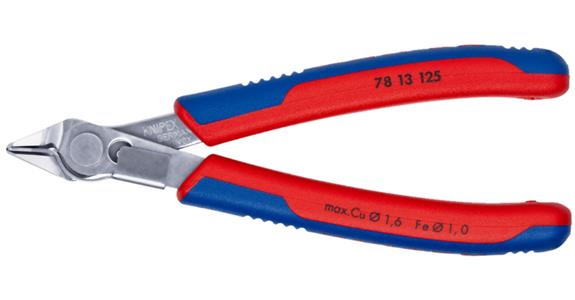 Kleště na elektroniku KNIPEX Super-Knips, 125 mm, se svěrkou na drát
