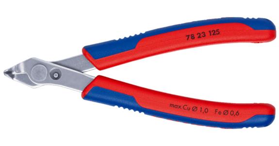 Kleště na elektroniku KNIPEX Super-Knips, 125 mm, 60 stupňů, šikmé, štípací