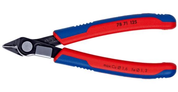 Kleště na elektroniku KNIPEX Super-Knips, 125 mm, bronzované, se svěrkou na drát