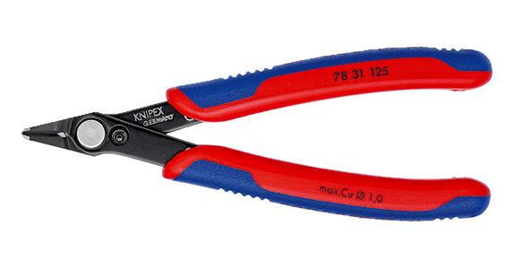 Kleště na elektroniku KNIPEX Super-Knips, 125 mm, bronzované, s úzkou hlavou