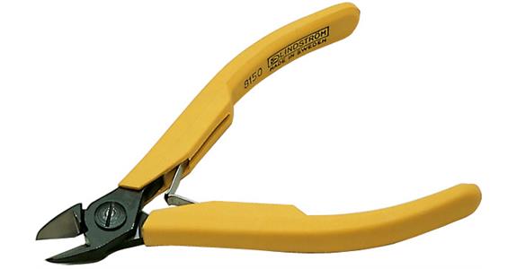 Electronic side cutters, oval jaws, strong with small bevel 112.5 mm