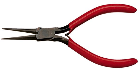 Electronics needle nose pliers, long needle-shaped jaws, length 145 mm