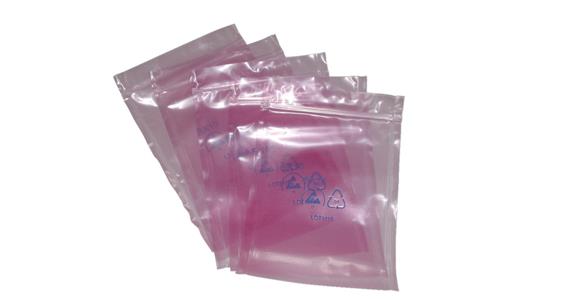 Sáček ESD SX 10 254x305 mm, z nízkonabíjecí fólie LDPE, uzavíratelný
