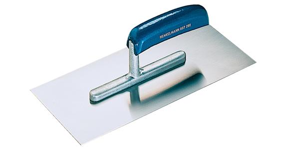 Smoothing trowel, hardened steel, blade length/width 280x130 mm