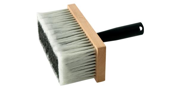 Ceiling brush stamped, angular, unfinished wooden body, 170 x 70 mm