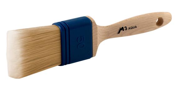 Flat brush, Aqua, light bristles for water-based paints, 50 mm
