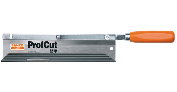 Fine-toothed saw, depressed centre, reversible handle precision-ground, L 250 mm