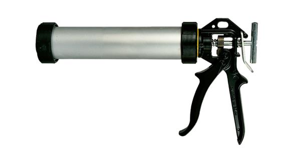 Hand-held application gun robust with push rod for 400 ml bag