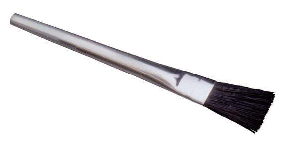 Soldering fluid brush natural bristles with metal handle pack=10 pieces