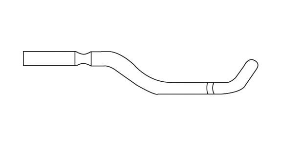 Replacement blade E shank diameter 3.2 mm E600 HSS for cross holes