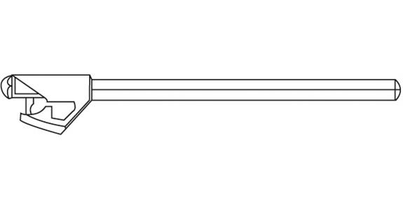Blade holder EL0750 with adjusting screw and guide shoe for art. no. 73460 101