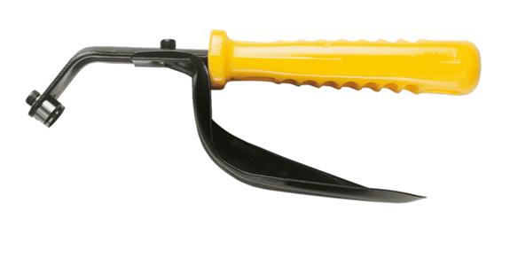 Double deburring tool DB plastic handle hand prot. 2 HSS rnd cutt. bl. type N80