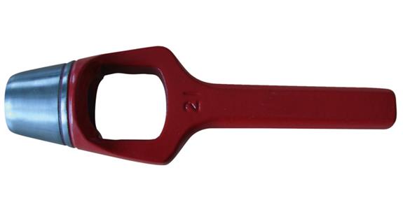 Leather wad punch, special steel, stove-enamelled, dia. 12 mm