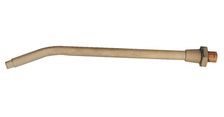 1075021104 Prodloužená tryska ohnutá, připojovací závit M10×1,0, dél. 185 mm