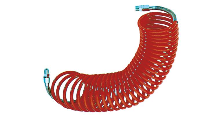 1075055401 Pneumatická spirálová hadice délka 5,0 m prům. (vnitř./vnějš.) 6×8 mm