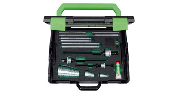 Ball bearing puller assembly size 1-3 in metal box