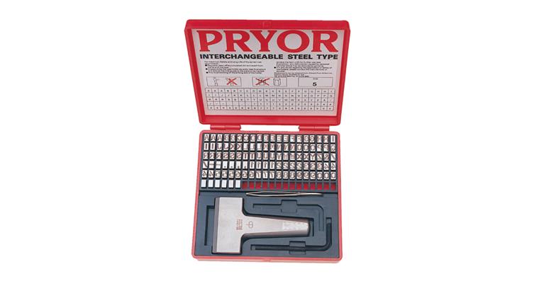 1078415204 Sada číslo-písmenových razníků 100 typů, Cr-Mo spec. ocel, 3 mm