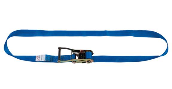 Lashing strap, polyester, 1 piece, w/ratchet tool, LC 4000daN, W=50mm, L=8m