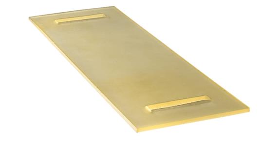 Ratchet underlay, polyurethane, for strap widths of 35-50 mm