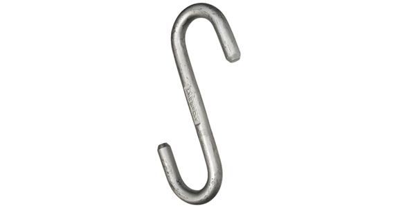 S-hook, open on both sides, max. load capacity 2000 kg