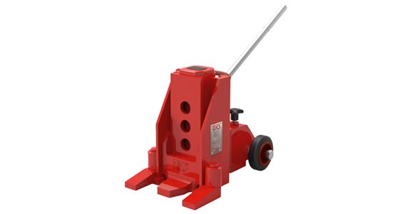 Hydraulic lifting device type V 15, load 15 t, safety valve, stainless material