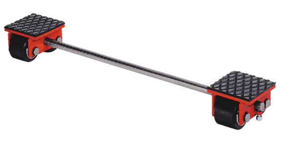 Transport chassis type F3 transverse adjustable rollers, load 3 t