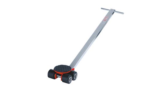 Transport chassis type L3 steerable rollers turntable load 3 t