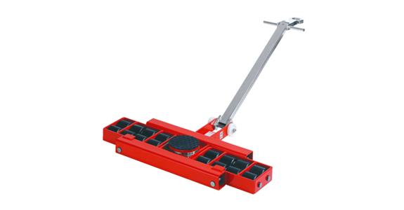 Transport chassis type L12 steerable rollers turntable load 12 t