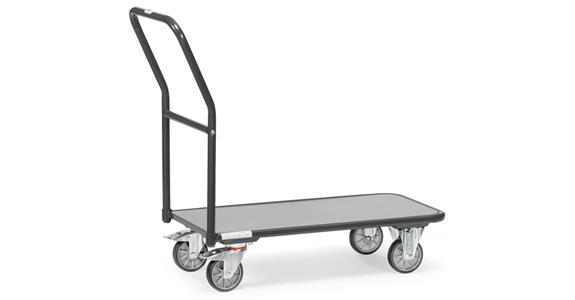 Magazine handle trolley steel tube load. surf. 850x450 mm load 250 kg RAL 7016