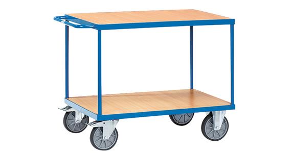 Stolový vozík 2401, ložná plocha 1000x600 mm, se 2 policemi