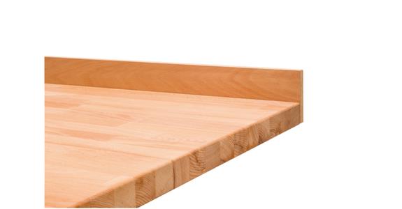 Anti-roll-off edging for workbenches MDF LxH 1500x100 mm