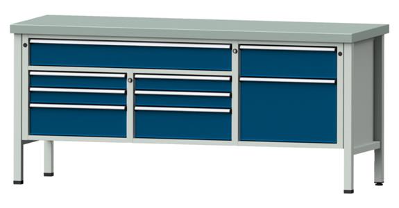 Ponk ANKE model 282 V, panel s pozink. plechem, 2000x700x900 mm, RAL 7035/5010