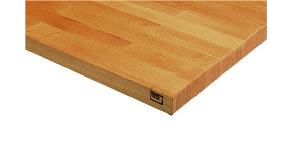 Workbench top panel beech solid 2500x700x50