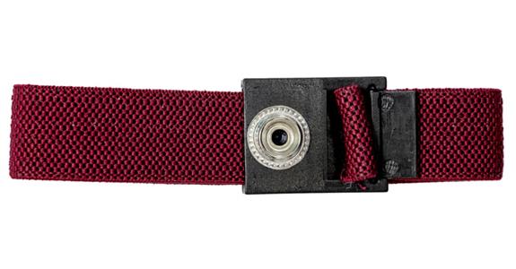 ESD wrist strap controls elec. charging between user and ground