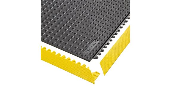 Edge strip 910x50 mm, male yellow for ergo. plugin system 82426 201-205