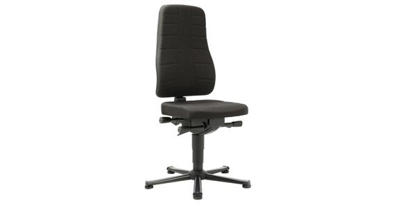 BIMOS ALL-IN-ONE Highline, kluzáky a látkové polstrování, černá barva