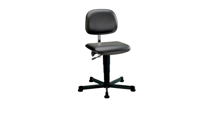 1082438101 Pracovní otočná židle Fit Special s kluzáky, výška sedu 430-600 mm, kůže
