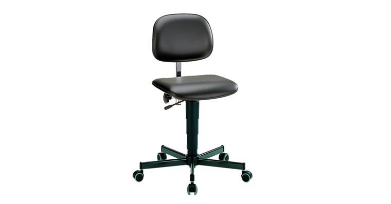 1082438102 Pracovní otočná židle Fit Special s kolečky výška sedu 430–600 mm kůže