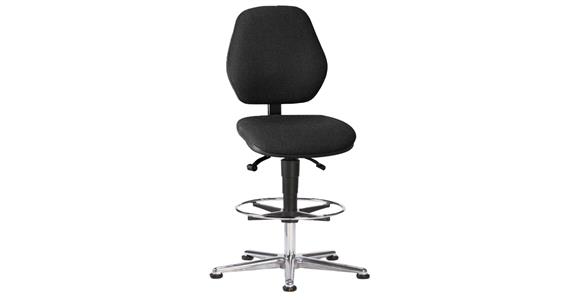 Work swivel chair ESD-Basic w/ glide run. seat height 620-870mm fabric cushion