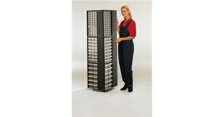 1083020101 Otočný stojan prům. 65 cm, 3 patra, pro 12 katalogů č. 83010, výška 54 mm, bez