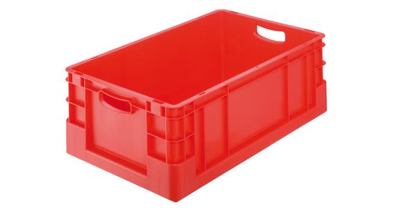 Euro transport container polypropylene stackable stable 600x400x420 mm red