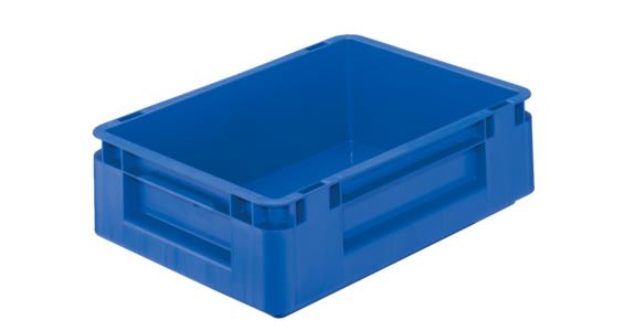 Euro transport container polypropylene stackable stable 600x400x180 mm blue