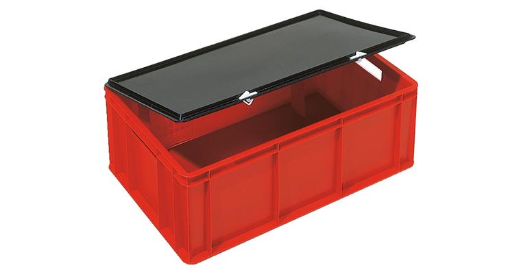 1083360101 Víko pro euro přepravní kontejner č. 83350 600×400 mm, černé
