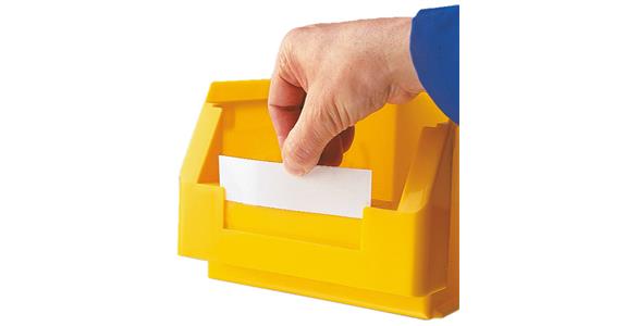 Labels, pack =10 pieces, for easy-view storage bin size 2