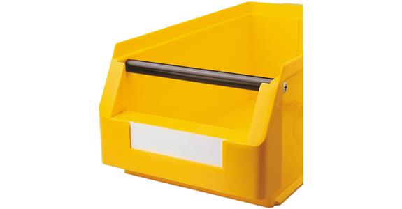 Gripping rod black for easy-view storage bin size 2