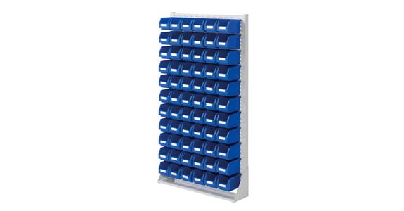 Partition 1790x1000x240mm one-sided w/ easy-view storage bins 66xsz6