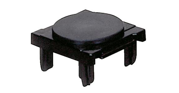 CNC plastic insert for special sizes, for self-drilling, oil-resistant ABS black