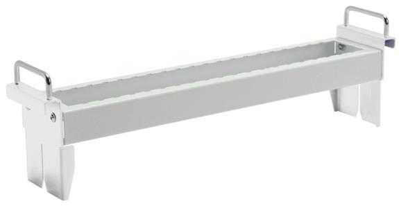CNC tool holder support 180x620x120mm sheet steel RAL 7035 without inserts