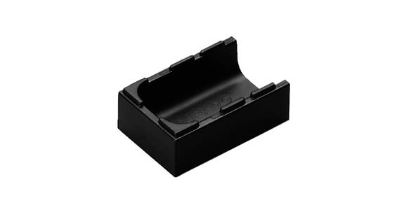Vario box end pieces with length adaptation ABS plastic, 1 trough 24x73x48 mm